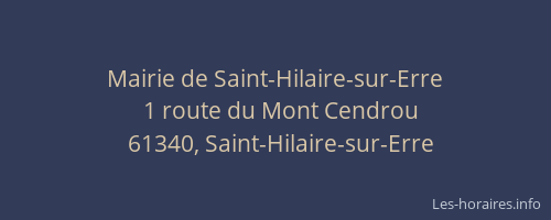 Mairie de Saint-Hilaire-sur-Erre