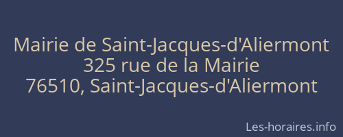 Mairie de Saint-Jacques-d'Aliermont