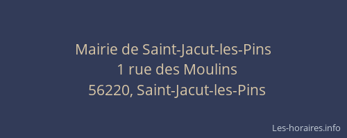 Mairie de Saint-Jacut-les-Pins