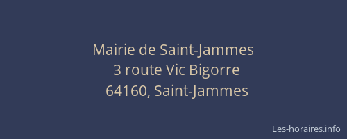 Mairie de Saint-Jammes