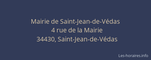 Mairie de Saint-Jean-de-Védas