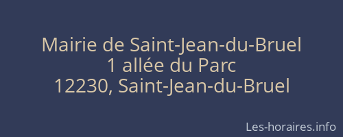 Mairie de Saint-Jean-du-Bruel