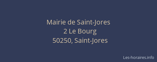 Mairie de Saint-Jores