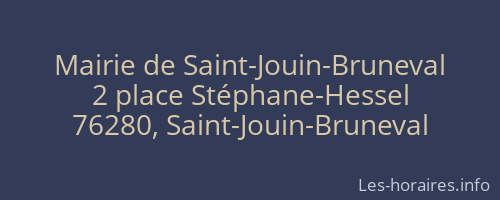 Mairie de Saint-Jouin-Bruneval