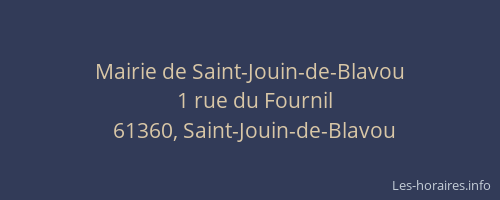 Mairie de Saint-Jouin-de-Blavou