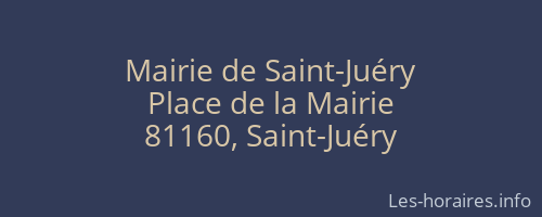 Mairie de Saint-Juéry