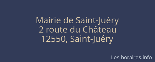 Mairie de Saint-Juéry
