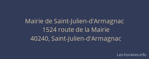 Mairie de Saint-Julien-d'Armagnac