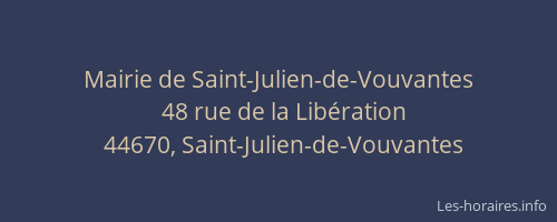 Mairie de Saint-Julien-de-Vouvantes