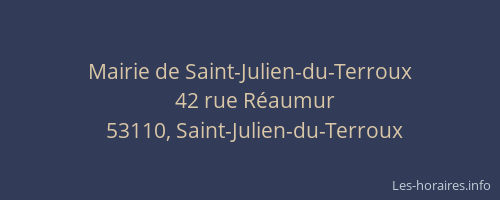 Mairie de Saint-Julien-du-Terroux