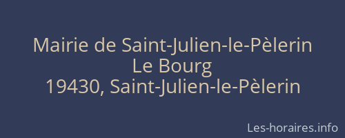 Mairie de Saint-Julien-le-Pèlerin