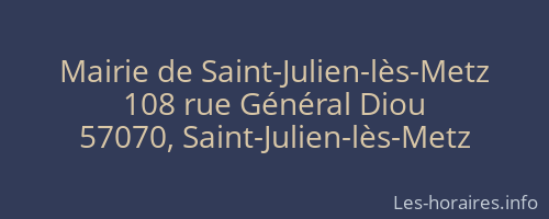 Mairie de Saint-Julien-lès-Metz