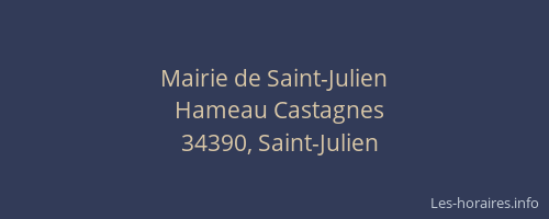 Mairie de Saint-Julien