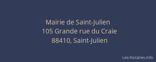 Mairie de Saint-Julien