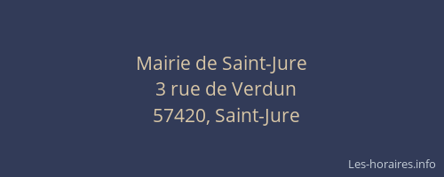Mairie de Saint-Jure