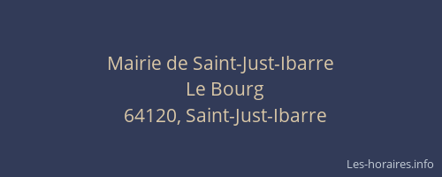 Mairie de Saint-Just-Ibarre