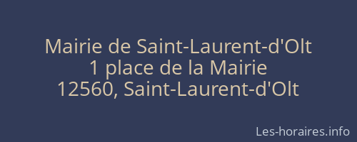 Mairie de Saint-Laurent-d'Olt