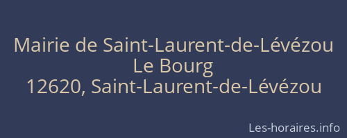 Mairie de Saint-Laurent-de-Lévézou