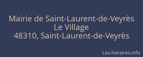 Mairie de Saint-Laurent-de-Veyrès