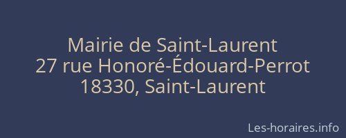 Mairie de Saint-Laurent