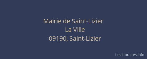 Mairie de Saint-Lizier