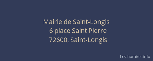 Mairie de Saint-Longis