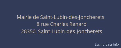 Mairie de Saint-Lubin-des-Joncherets