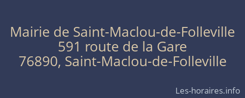 Mairie de Saint-Maclou-de-Folleville