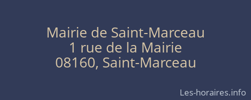 Mairie de Saint-Marceau