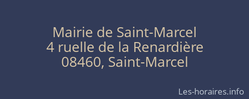 Mairie de Saint-Marcel