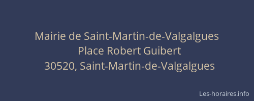 Mairie de Saint-Martin-de-Valgalgues