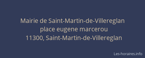 Mairie de Saint-Martin-de-Villereglan