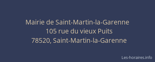 Mairie de Saint-Martin-la-Garenne