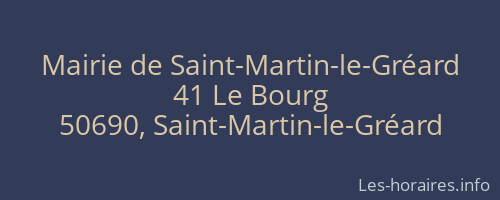 Mairie de Saint-Martin-le-Gréard
