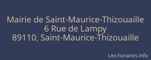 Mairie de Saint-Maurice-Thizouaille