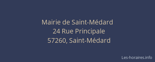 Mairie de Saint-M&eacute;dard