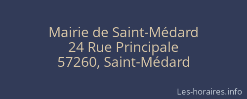 Mairie de Saint-Médard