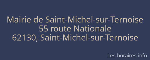 Mairie de Saint-Michel-sur-Ternoise