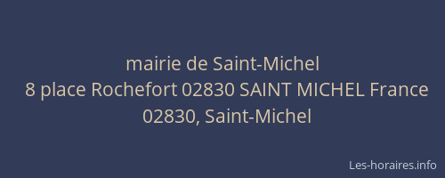 mairie de Saint-Michel