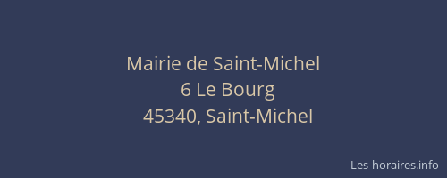 Mairie de Saint-Michel
