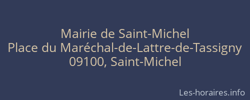 Mairie de Saint-Michel