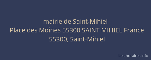 mairie de Saint-Mihiel