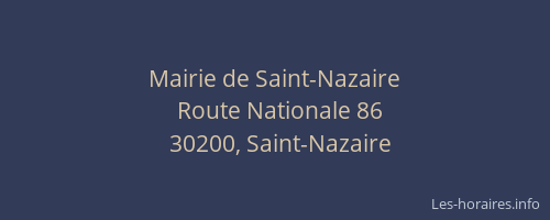 Mairie de Saint-Nazaire