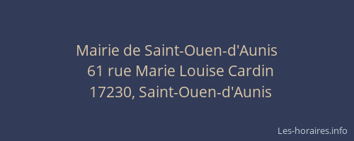 Mairie de Saint-Ouen-d'Aunis