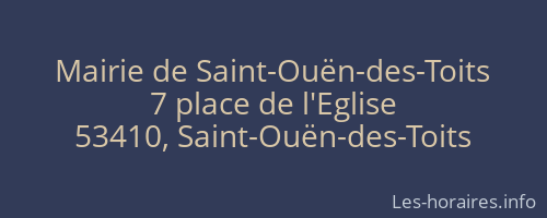 Mairie de Saint-Ouën-des-Toits