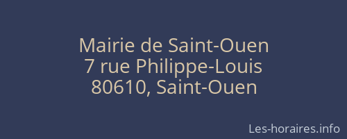 Mairie de Saint-Ouen