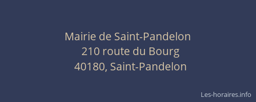 Mairie de Saint-Pandelon
