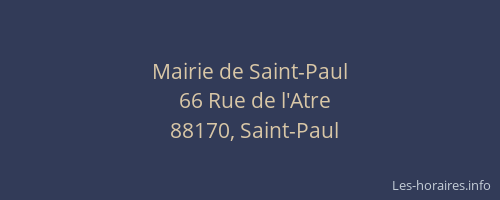 Mairie de Saint-Paul