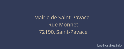 Mairie de Saint-Pavace