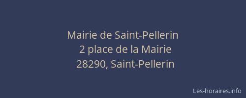 Mairie de Saint-Pellerin